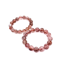 Load image into Gallery viewer, Red Rutilated Quartz 5A Bracelet