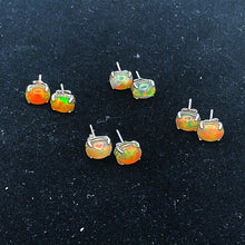 Load image into Gallery viewer, Opal Post Earring with Sterling Silver