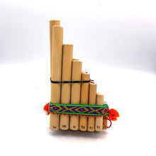 Загрузить изображение в средство просмотра галереи, Bamboo Wooden Pan Flute (Panpipes)