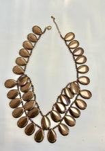 将图片加载到图库查看器,Hematite Flap tear Drop 2 Layers Necklace