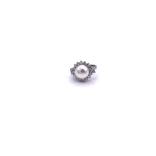 Load image into Gallery viewer, Natural Freshwater Pearl with Sterling Silver Ring