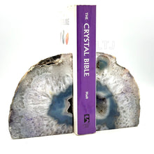 将图片加载到图库查看器,Agate geode bookends