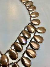 将图片加载到图库查看器,Hematite Flap tear Drop 2 Layers Necklace
