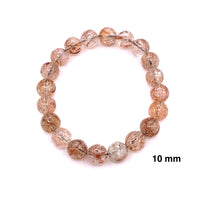 Load image into Gallery viewer, Black/Gold/Super7/ Rutilated Quartz 5A Bracelet( Light )