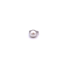 Load image into Gallery viewer, Natural Freshwater Pearl with Sterling Silver Ring