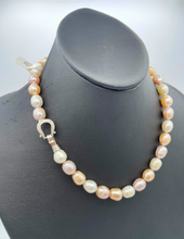 将图片加载到图库查看器,Rice Pearl Necklace 10-12mm 17"