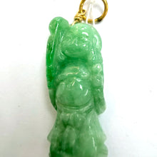 Загрузить изображение в средство просмотра галереи, Burmese Jade Monk Pendant with Gold
