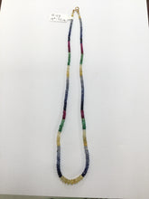 Load image into Gallery viewer, Mixed Gemstone Faceted Necklace
