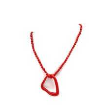 将图片加载到图库查看器,Red Coral Necklace with Pendant