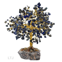 将图片加载到图库查看器,Gold wire-wrapped Gemstone Tree (Large Size)