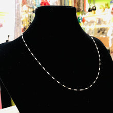 Load image into Gallery viewer, Sterling Silver Black Chain