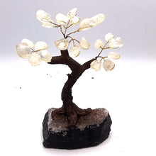 Load image into Gallery viewer, Gemstones with Amethyst Cluster Base Tree of Life