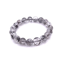 Загрузить изображение в средство просмотра галереи, Black Herkimer Diamond Bracelet 3A