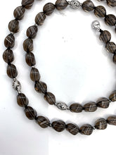 将图片加载到图库查看器,Smoky Quartz Square Twist Long Necklace