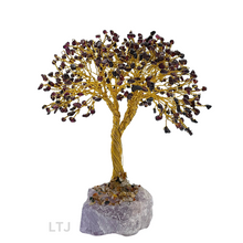 将图片加载到图库查看器,Gold wire-wrapped Gemstone Tree (Large Size)
