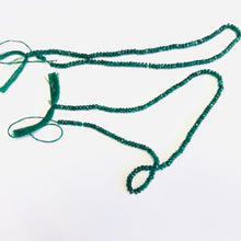 Load image into Gallery viewer, Emerald Faceted Rondelle Strand
