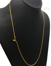 将图片加载到图库查看器,Gold vermeil adjustable 925 silver chain