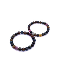 将图片加载到图库查看器,3A Black Rose Tourmaline Bracelet