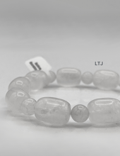 Cargar imagen en el visor de la galería, Rainbow Moonstone Tube Bracelet 10x14mm (A quality)