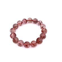 Load image into Gallery viewer, Red Rutilated Quartz 5A Bracelet