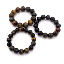将图片加载到图库查看器,Yellow/ Blue Tiger's Eyes Bracelet