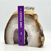 将图片加载到图库查看器,Amethyst Geode Bookends