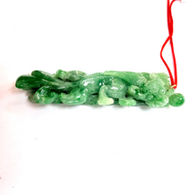 Load image into Gallery viewer, Burmese Curved Jade Pixiu Pendant