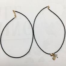 Load image into Gallery viewer, Black Spinel Faceted Necklace