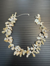 Load image into Gallery viewer, Peach Large Keshi Pearl Necklace