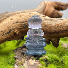 将图片加载到图库查看器,Rainbow Fluorite Buddha statue