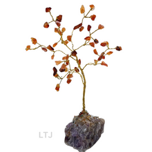 将图片加载到图库查看器,Gold wire-wrapped Gemstone Tree (small)