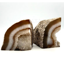 将图片加载到图库查看器,Agate geode bookends