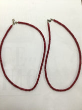 Load image into Gallery viewer, Ruby Faceted Necklace