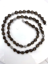将图片加载到图库查看器,Smoky Quartz Square Twist Long Necklace