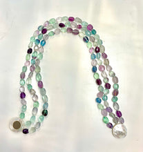 Load image into Gallery viewer, Rainbow Fluorite Necklace