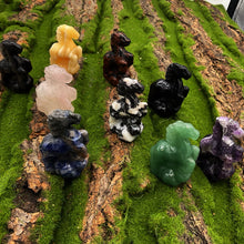 将图片加载到图库查看器,Mixed Gemstone Horse Figure
