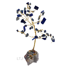 将图片加载到图库查看器,Gold wire-wrapped Gemstone Tree (small)