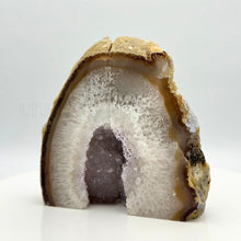 将图片加载到图库查看器,Amethyst Geode Bookends