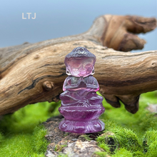 将图片加载到图库查看器,Rainbow Fluorite Buddha statue