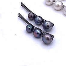 Load image into Gallery viewer, Hair Clip with Natural Freshwater Pearl