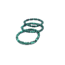 Load image into Gallery viewer, Malachite Bamboo Bracelet