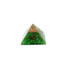 Load image into Gallery viewer, Orgonite Pyramid with Gemstone