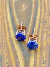 Load image into Gallery viewer, Gemstones with Silver Hard Prong Large Earring