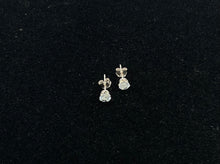 Загрузить изображение в средство просмотра галереи, Gemstones with Silver Soft Prong Earring Small