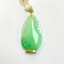 Загрузить изображение в средство просмотра галереи, Burmese Jade Pot Pendant with Gold