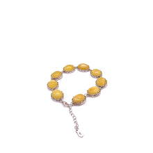 将图片加载到图库查看器,Amber Bracelet with Sterling Silver