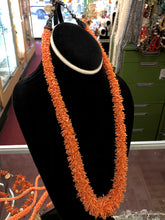 将图片加载到图库查看器,Italy Angle Skin Coral Stick Gradurate Long Neckalce