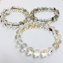 Load image into Gallery viewer, Gray Herkimer Diamond 3A Bracelet