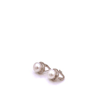 Cargar imagen en el visor de la galería, Freshwater Pearls Earrings with Russian Lock Sterling Silver