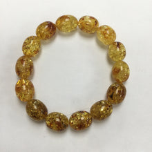 Cargar imagen en el visor de la galería, Brown Clear Amber Bracelet